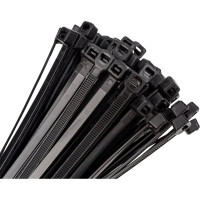 Кабельные стяжки (хомуты) Airline 4.8х350 мм пластиковые черные 100 шт ACT-N-28