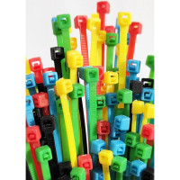 Хомут стяжка нейлоновая SUPRLAN 2,5х100мм 5 цветов /100pcs/ 06-1014