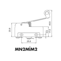 Мини-выключатель Emas 440В, 10А. MN2MIM2