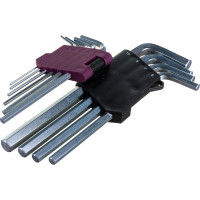 Набор торцевых шестигранных ключей Thorvik HK10S H1.5-H10, 10 предметов 53034