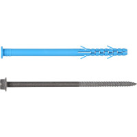 Фасадный дюбель ЕВРОПАРТНЕР ДФ Б 10x160 мм, шуруп ШГ, антикорр. покрытие ТДЦ 20шт 0085 D