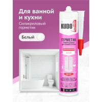 Силиконизированный герметик KUDO универс. белый 280 мл KSK-291