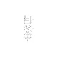 Двойной крючок в ванную BEMETA NEO 104106035