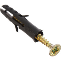 Набор крепления плинтусов VIPкрепеж 6/30 дюбель с усами 8шт/8шт 13002 VIPS