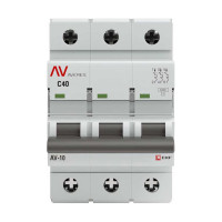 Автоматический выключатель EKF AVERES AV-6, 3P, 40A, 6kA mcb6-3-40C-av