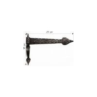 Дверная кованая петля Covali 25 см MS-81