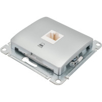 Розетка Systeme Electric (Schneider Electric) GLOSSA компьютерная RJ45 кат.5E, алюминий GSL000381K