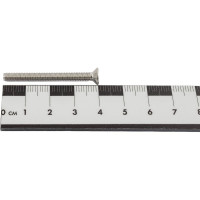 Потайной винт КРЕП-КОМП нержавейка, DIN965 А2 4х40 500шт впн440