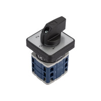 Трехфазный переключатель управления двигателем Emas 1-0-2 10А, 400В. PSA010KD334S