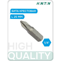 Вставка (бита) торцевая 1/4" HONITON, крестовая PH1 BT-A2PH1 В0000000170571