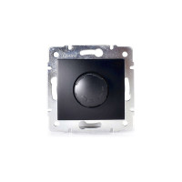 Диммер Lezard KARINA 1000W чёрный бархат 707-4288-157
