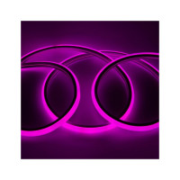 Светодиодная лента General Lighting Systems гибкий неон 50 м, 9,6Вт/м, 220В, SMD2835, 16мм, IP67, розовый GLS-2835-120-9.6-220-BNL-IP67-P 505314