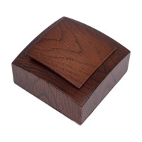Выключатель NILSON 1ОП орех Themis wood 26271001