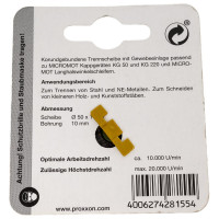 Диск отрезной (5 шт; 50х1х10 мм) для LHW Proxxon PR- 28155