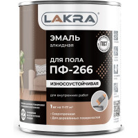 Эмаль Лакра ПФ-266 желто-коричневая, 1 кг 90000655772