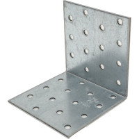 Перфорированный уголок ALBERTS оцинкованный, 80х80х80х2.5 мм 330859