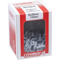 Дюбель для гипсокартона Стройбат 8x28 125 шт 269010