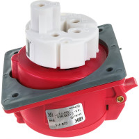 Встраиваемая розетка IEK ССИ-415 16А-6ч/200/346-240/415В 3Р+PЕ+N IP44 MAGNUM PSN42-016-5