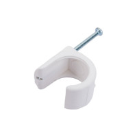 Скоба крепежная ЕВРОПАРТНЕР белая SC 14-20 20 шт. 3 0838 2