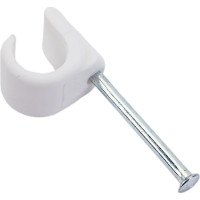 Крепежная скоба ЕВРОПАРТНЕР белая PSC 8-12 100шт. 76082117