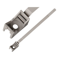 Ремешок для труб и кабеля ЕВРОПАРТНЕР PRNT 16-32 серый 10шт. 3 0024 9