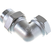 Соединитель Giacomini латунь хром американка Ду 32 1 1/4 угловой ВР/НР R19 R19X006 027-4138