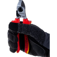 Кабелерез KNIPEX VDE, пружина, рез: кабель 15 мм, 50 мм, AWG 10, L-165 мм KN-9526165SB