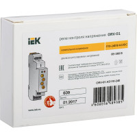 Реле напряжения IEK ORV 1фаза, 220В, AC ORV-01-A220