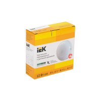 Светильник LED с акустическим датчиком IEK ДПО 1002, 12Вт, 4000K, IP54 LDPO3-1002-012-4000-K01