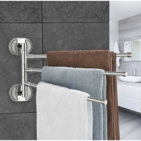 Поворотный держатель для полотенец Savol тройной, хром S-008603 23247