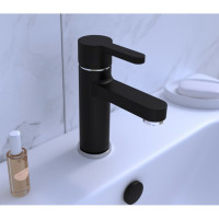 Смеситель для раковины Olive's TORRES черный 17100TRB