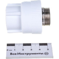 Муфта КРОСС PPRC комбинированная, 25х3/4 НР 62731