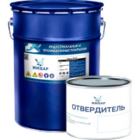 Антикоррозийная эмаль для подводного борта Мицар ЭП-46 20 кг 0,4 кг красно-коричневая УТ000010776