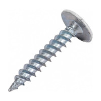 Саморезы с пресс-шайбой Госкреп 4,2х25мм белые RAL9003 20 шт., подвес 1-0017380