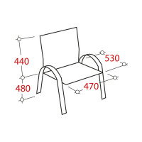 Конференц-кресло Easy Chair BNMbEchair-422 KR рециклированная кожа черная, темный орех 325295