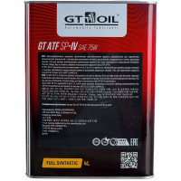 Масло трансмиссионное (4 л; ATF SP IV) GT OIL 8809059408759