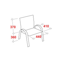Стул Easy Chair BNTQСтул Echair-802 VP кожзам черный, хром 478750
