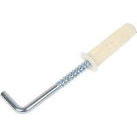 Крюк-шуруп ЕВРОПАРТНЕР L- обр. Zn d4,9хL50 в компл. c дюбелем MULTI 8x32 4шт. MP 309 17