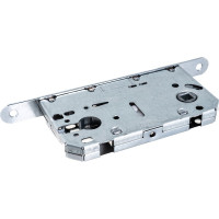 Замок под цилиндр с полиамидным язычком PALOMA Ренц межосевое расстояние 85 мм., хром бл. INLB 85 PL C