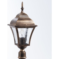 Садово-парковый светильник FERON 60W 230V E27 черное золото, PL616 11615