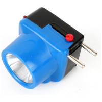 Аккумуляторный налобный фонарь Ultraflash LED5375 220В, голубой, 1 Ватт LED, 2 режима, пластик, бокс 14252