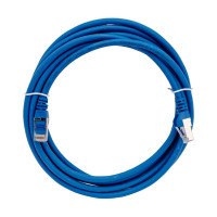 Патч-корд LANMASTER RJ45 - RJ45, 4 пары, FTP, категория 6, 3 м, синий LAN-PC45/S6-3.0-BL