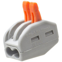 Универсальная строительно-монтажная клемма MasterProf СК 2x2,5мм 50шт ЭТ.120021.50