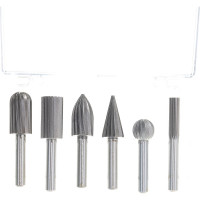 Набор фрез твердосплавных по дереву (6 шт; 6 мм; HSS) SKRAB 37224