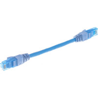 Шнур NIKOMAX U/UTP, 4 пары, категория 6, 7х0.205 мм, синий, 0.15 м NMC-PC4UE55B-001-C-BL