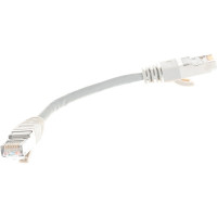 Шнур NIKOMAX F/UTP, 4 пары, категория 5e, 7х0, 165 мм, серый, 0.15 м NMC-PC4SD55B-001-C-GY