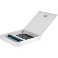 Настенный оптический кросс NIKOMAX укомплектованный на 16 портов SC/UPC, SM 9/125 OS2, NMF-WP16SCUS2-IP-ES-GY