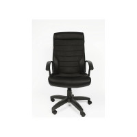 Кресло Easy Chair VTEChair-639 TPU ткань кожзам, черный/черный, пластик 686732