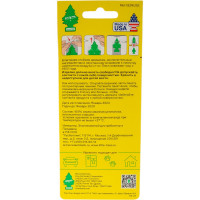 Ароматизатор елочка Car-Freshner Black Ice Черный лед U1P-10155-RUSS