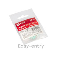 Штыревой втулочный наконечник EKF НШвИ 0,34-8, 50 шт nhvi-0.34-8